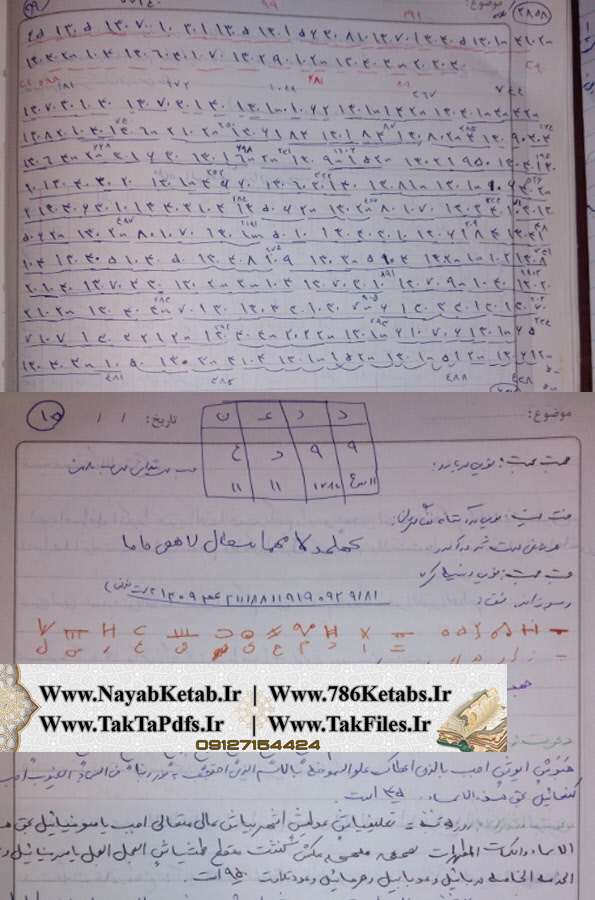 دعوات موکلان و اعمال آن دعوات موکلان و اعمال آن