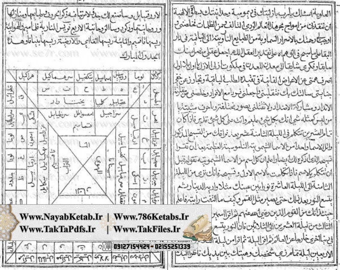 هذا کتاب شمس المعارف کبری هذا کتاب شمس المعارف کبری