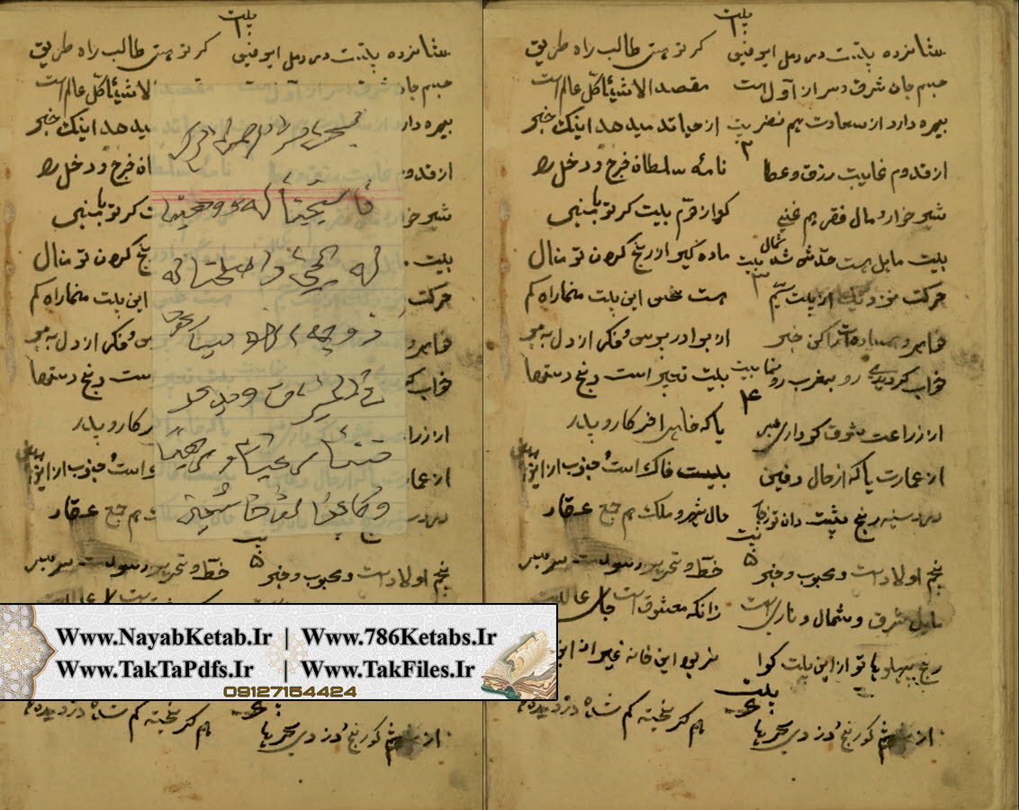 کتاب جامع الاسرار فی بیان وقایع الافکار کتاب جامع الاسرار فی بیان وقایع الافکار